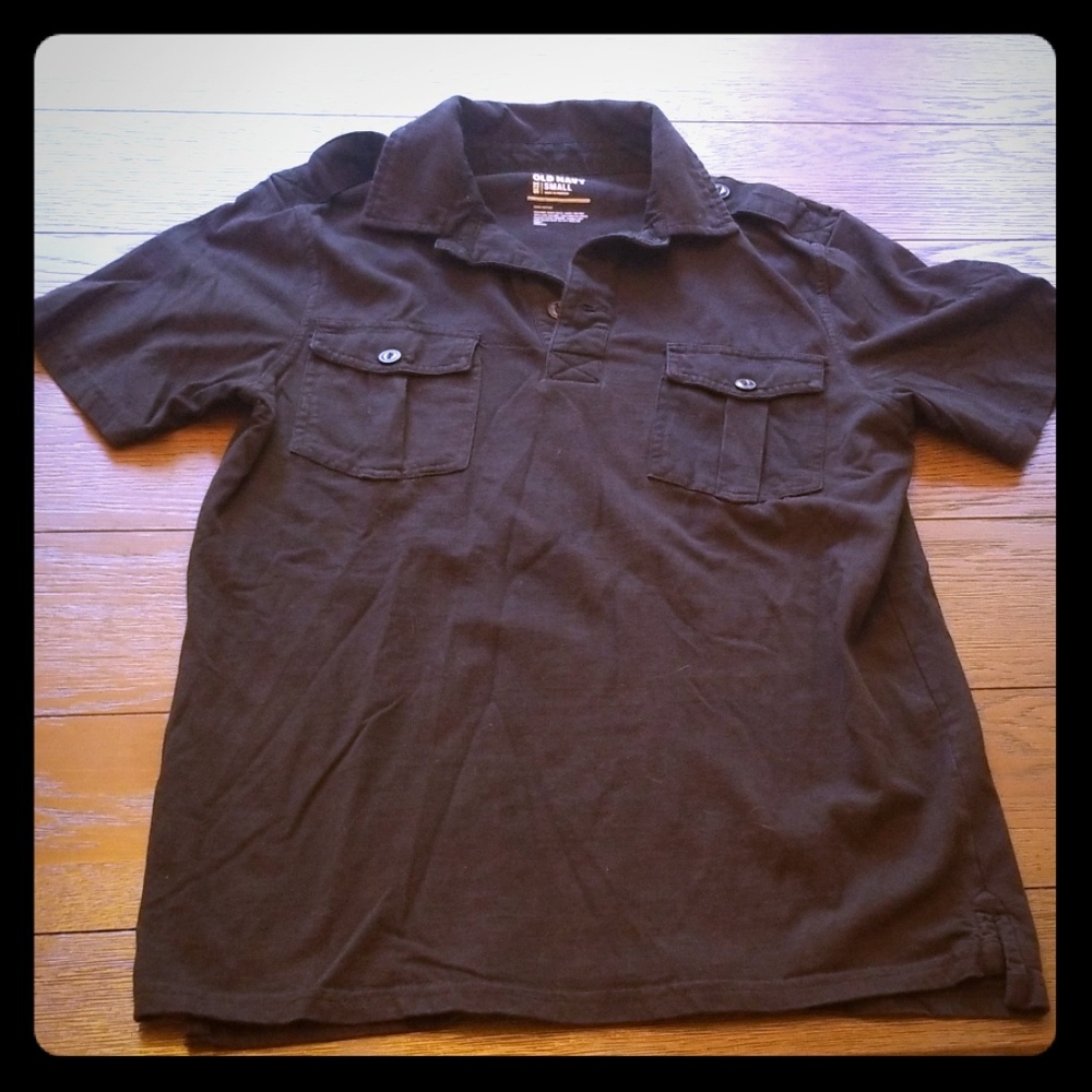 Men's small collared t shirt